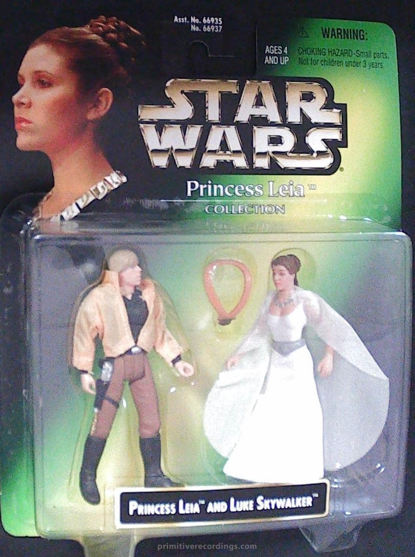 Princess Leia Collection Leia And Luke Skywalker Figures 1997