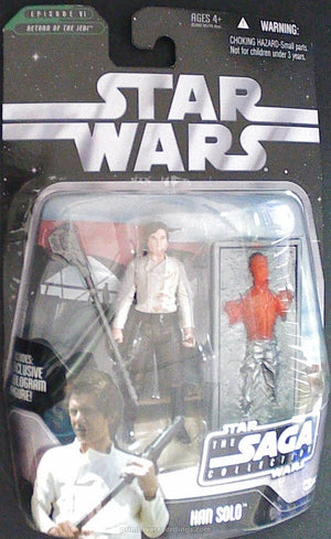 Saga Collection 002 HAN SOLO Carbon Chamber + Hologram Figure 2006