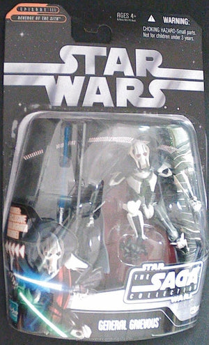 Saga Collection General Grievous Action Figure New Sealed 2006