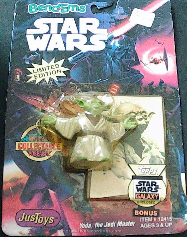 Bendems Yoda The Jedi Master Limited Edition With Trading Card