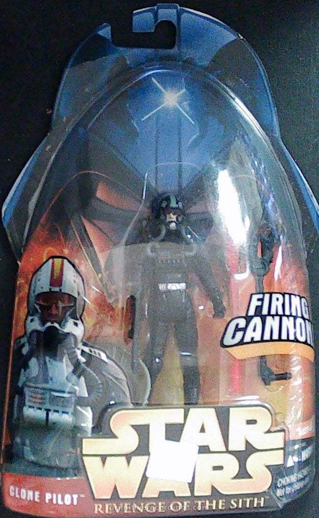 CLONE PILOT Firing Cannon (Black Variant) #34 Figure