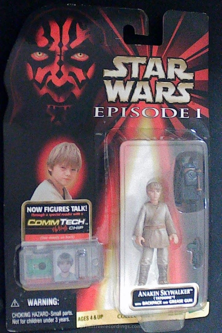 Episode 1 Anakin Skywalker Action Figure Commtech Chip