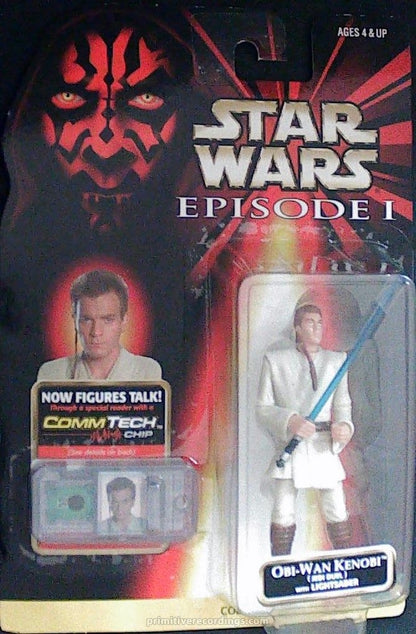 Obi-Wan Kenobi Jedi Duel Ep. I TPM CommTech Action Figure