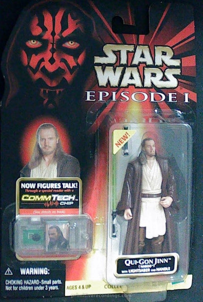 Qui-Gon Jinn Of Naboo W/Lightsaber And Handle Action Figure