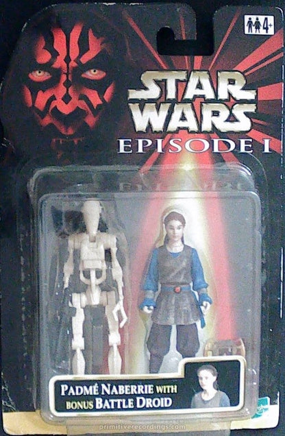 Padme Naberrie with Bonus Battle Droid Action Figure Set