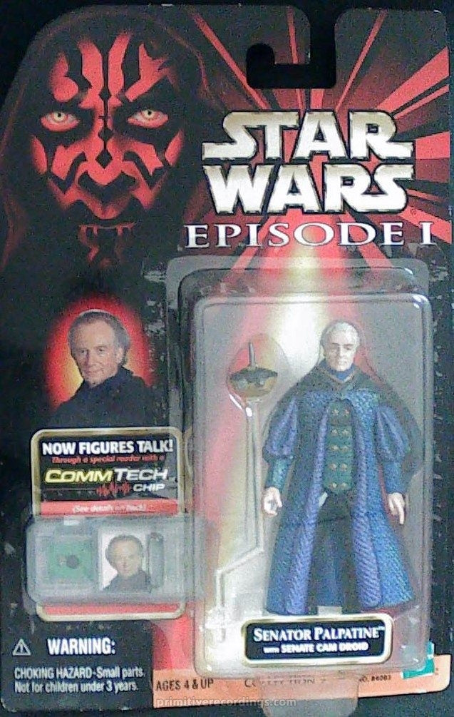 Senator Palpatine Action Figure with Cam Droid