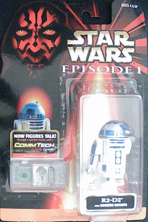 R2D2 Booster Rockets Figure Comm Tech Hasbro 1998