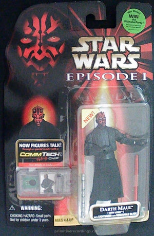 Darth Maul (Sith Lord) with Light Saber and Removable Blade - Star Wars Episode 1