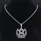 Witch Knot Pentagram Triple Moon Necklace