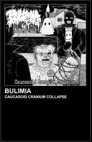 Caucasoid Cranium Collapse Blue Audio Cassette Tape