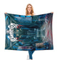 Mortician Hacked Up For Barbecue Ultra-Soft Fleece Blanket 60x50