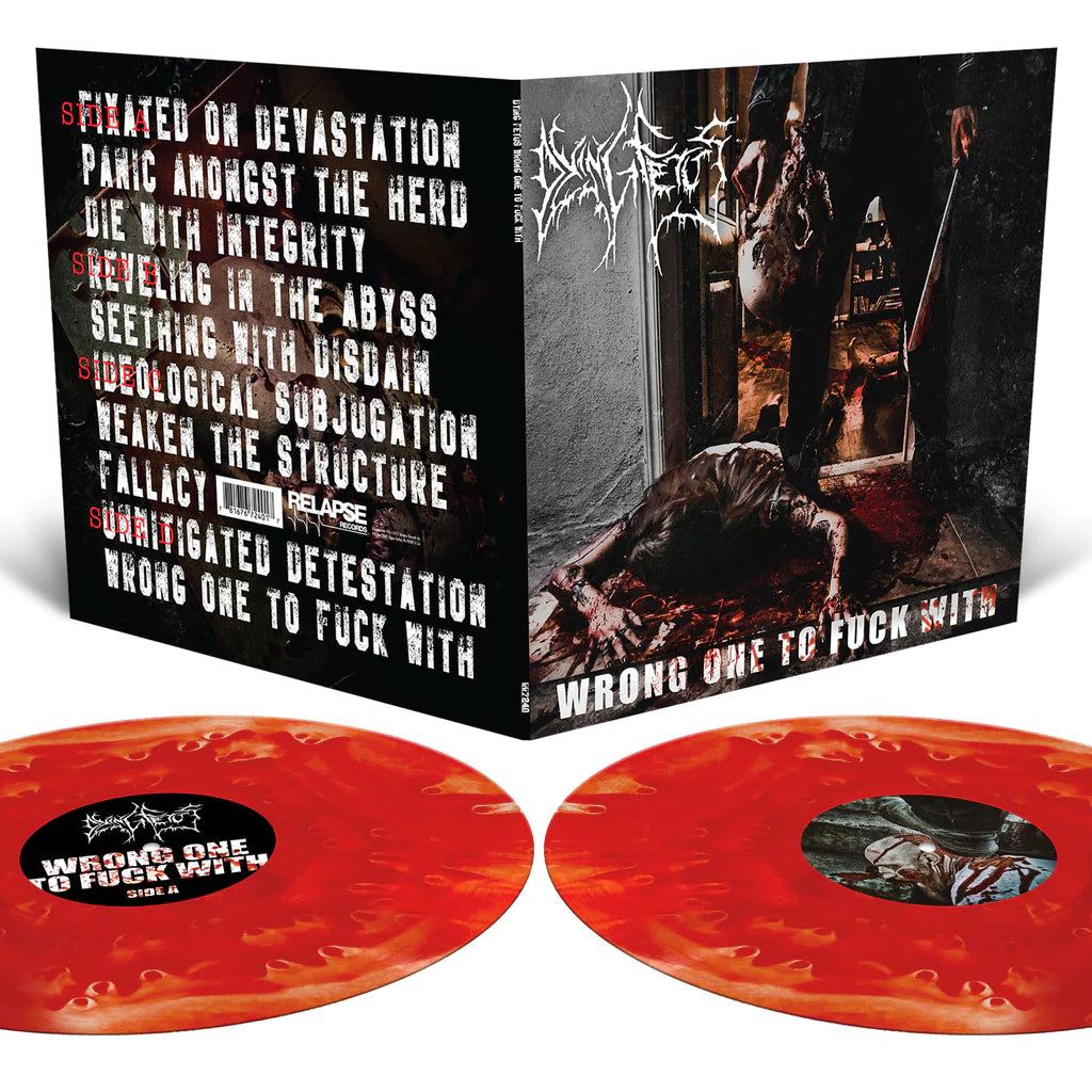 Wrong One To Fuck With Blood Red Cloudy Effect Double Gatefold 12" Vinyl
