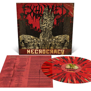 Necrocacy Blood Red with Splatter 12 Inch Vinyl Record