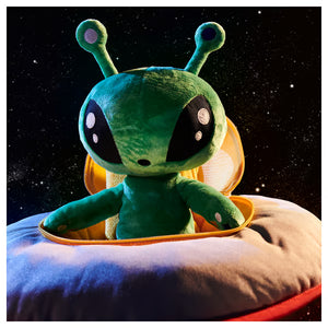 Green Alien Cat Plushie