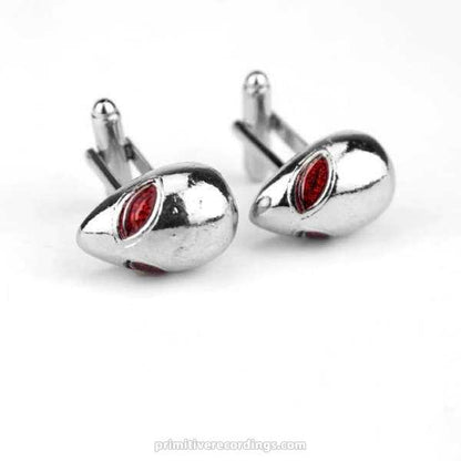 Alien Cuff Links Red Eyes