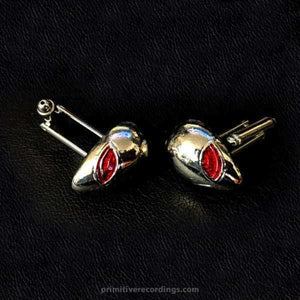 Alien Cuff Links Red Eyes