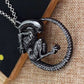 Alien Fetal Position Necklace