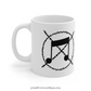 Anti-Music Note Mug - Noise Grindcore