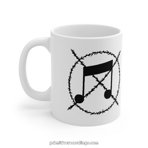 Anti-Music Note Mug - Noise Grindcore