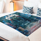Mortician Hacked Up For Barbecue Ultra-Soft Fleece Blanket 60x50