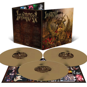 Tricennial of Blasphemy Metallic Gold Triple Vinyl Record Set Limited to 540