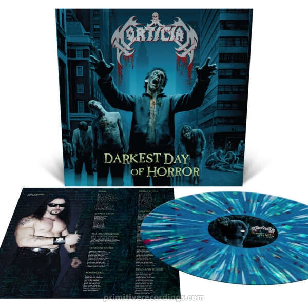 Darkest Day of Horror LP (Sea Blue with Splatter)