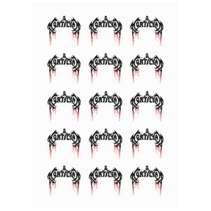 Mortician Classic 90s Temporary Tattoo (15-Pack)