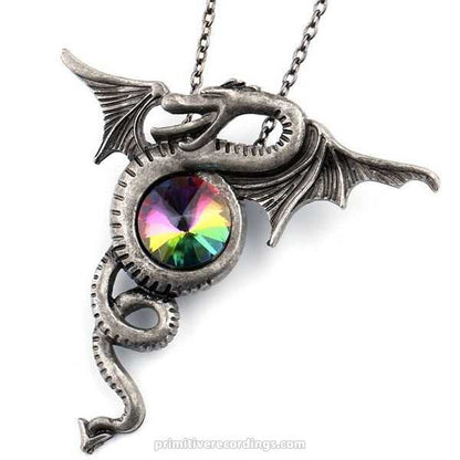 Flying Dragon with Jewel Necklace