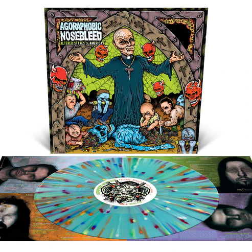 Altered States of America (Reissue) Electric Blue with Rainbow Splatter12 Inch Vinyl Record