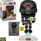 Dark Trooper with Grogu Glow-in-the-Dark Pop! Vinyl Figure - Entertainment Earth Exclusive