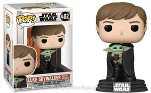 Luke with Child The Mandalorian Pop Vinyl Figure 482