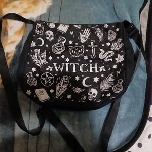 Witch Themed Shoulder Bag