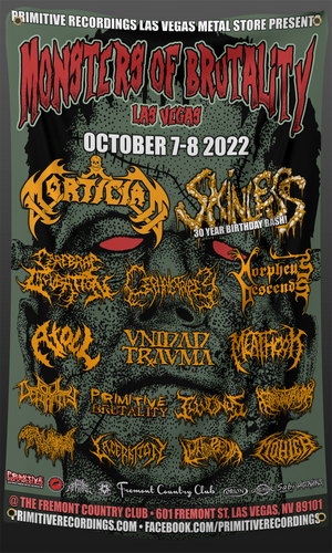 Monsters of Brutality 3x5 Flyer Flag