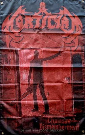 Chainsaw Doorway Flag