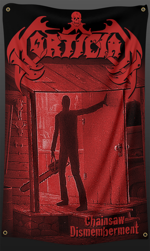 Chainsaw Doorway Flag