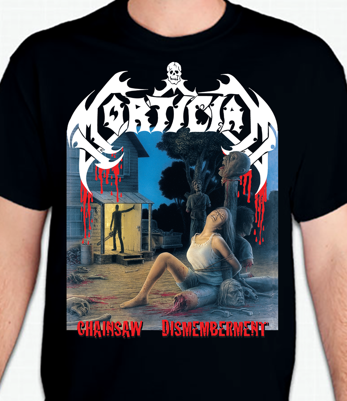 Chainsaw Dismemberment 2 Sided T-Shirt