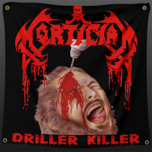 Driller Killer 3x3 Foot Tapestry