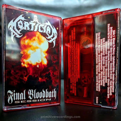 Final Bloodbath Session Audio Cassette Trans Red in Red