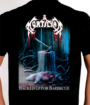 Hacked Up For Barbecue 2 Sided T-Shirt