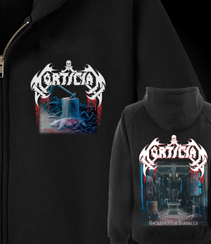 Hacked Up For Barbecue Zipper Pocket Hoodie