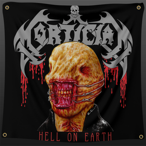 Hell On Earth 3x3 Foot Tapestry