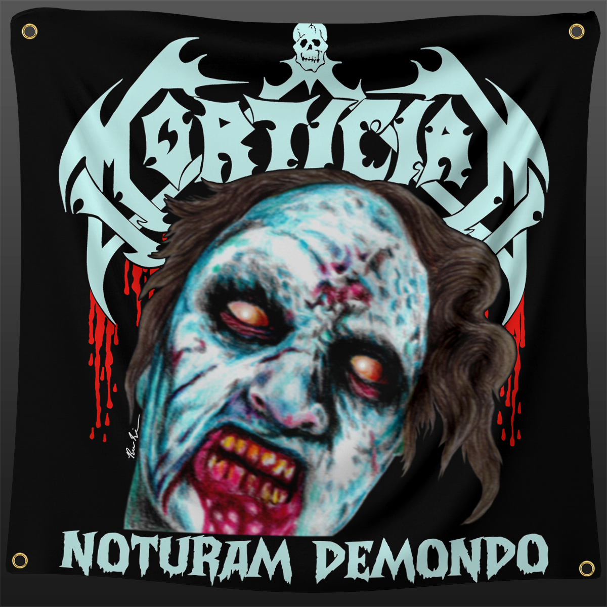Noturam Demondo 3x3 Foot Tapestry