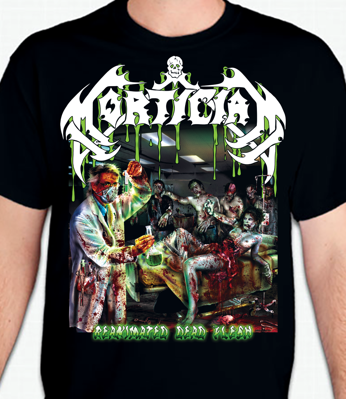 Reanimated Dead Flesh 2 Sided T-Shirt