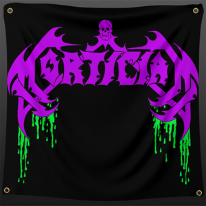 Toxic Purple Logo 3x3 Flag