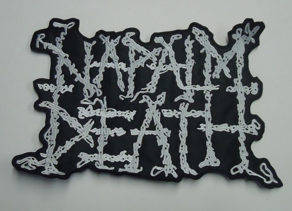 Import Napalm Death Logo Embroidered Back Patch