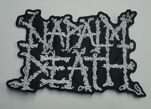 Import Napalm Death Logo Embroidered Back Patch