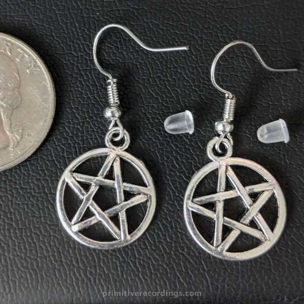 Pentagram Earrings Pair