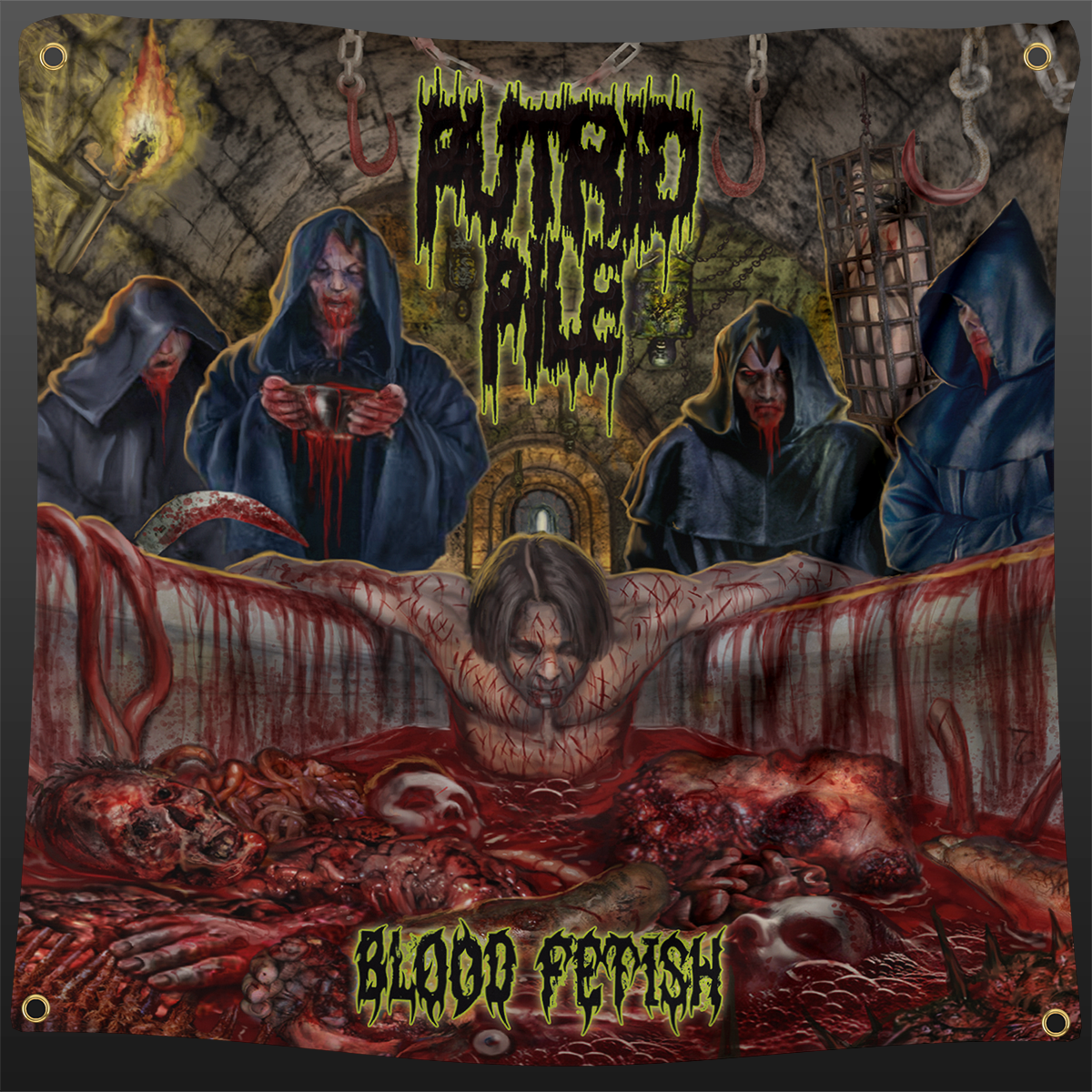 Blood Fetish 3x3 Foot Flag