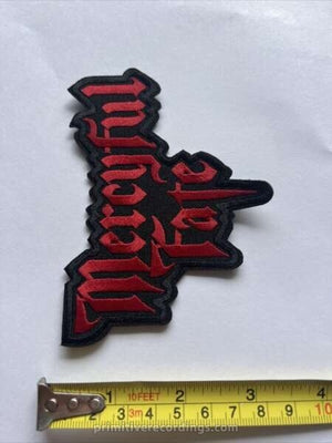 Mercyful Fate Red Logo Embroidered Patch