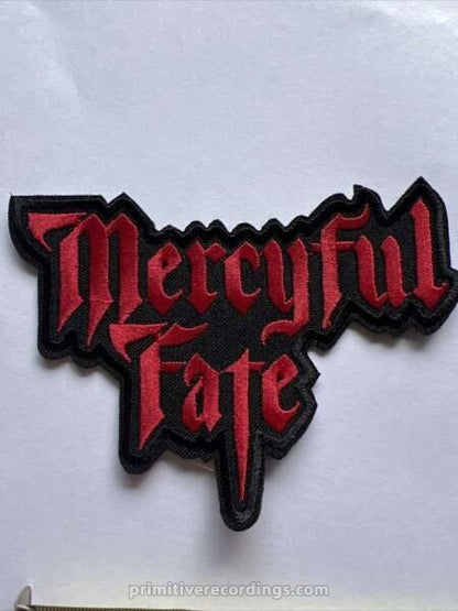 Mercyful Fate Red Logo Embroidered Patch